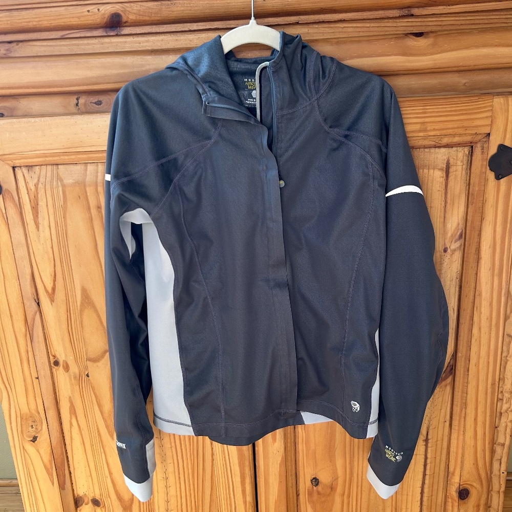 Mountain Hardware Jacket Windstopper Soft Shell Gray Women's‎ Large